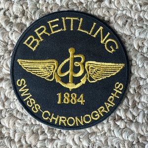Breitling 3” iron on patch.